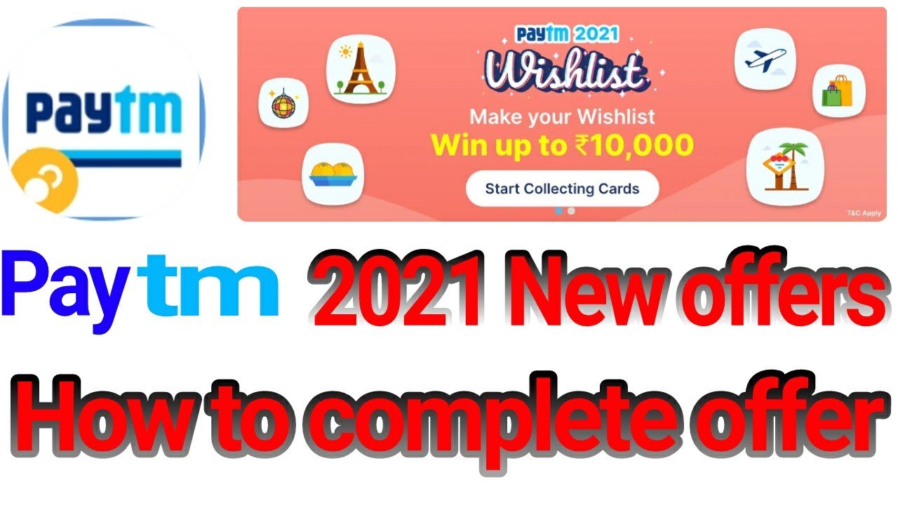 Paytm Wishlist Offer | Paytm New Year offer Complete Full Details | Paytm Cashback upto 10,000