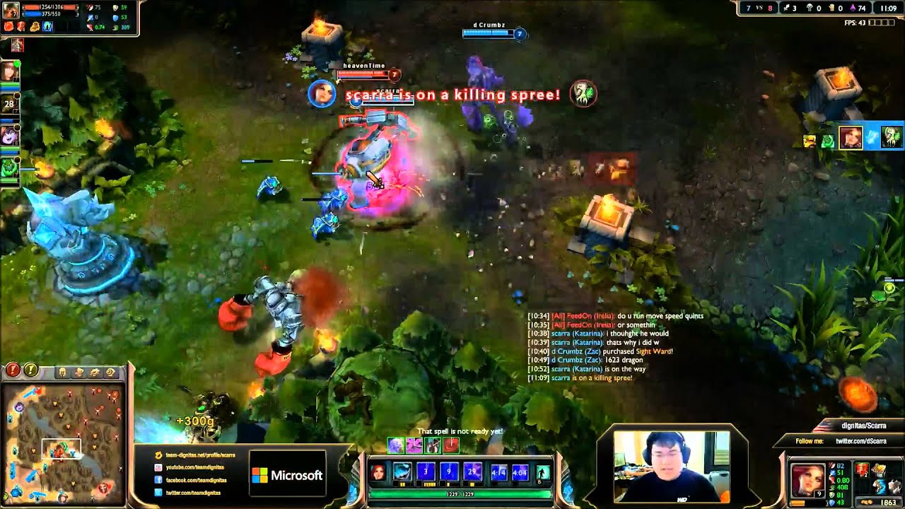 Scarra - Katarina vs Urgot Mid (Challenger Tier)