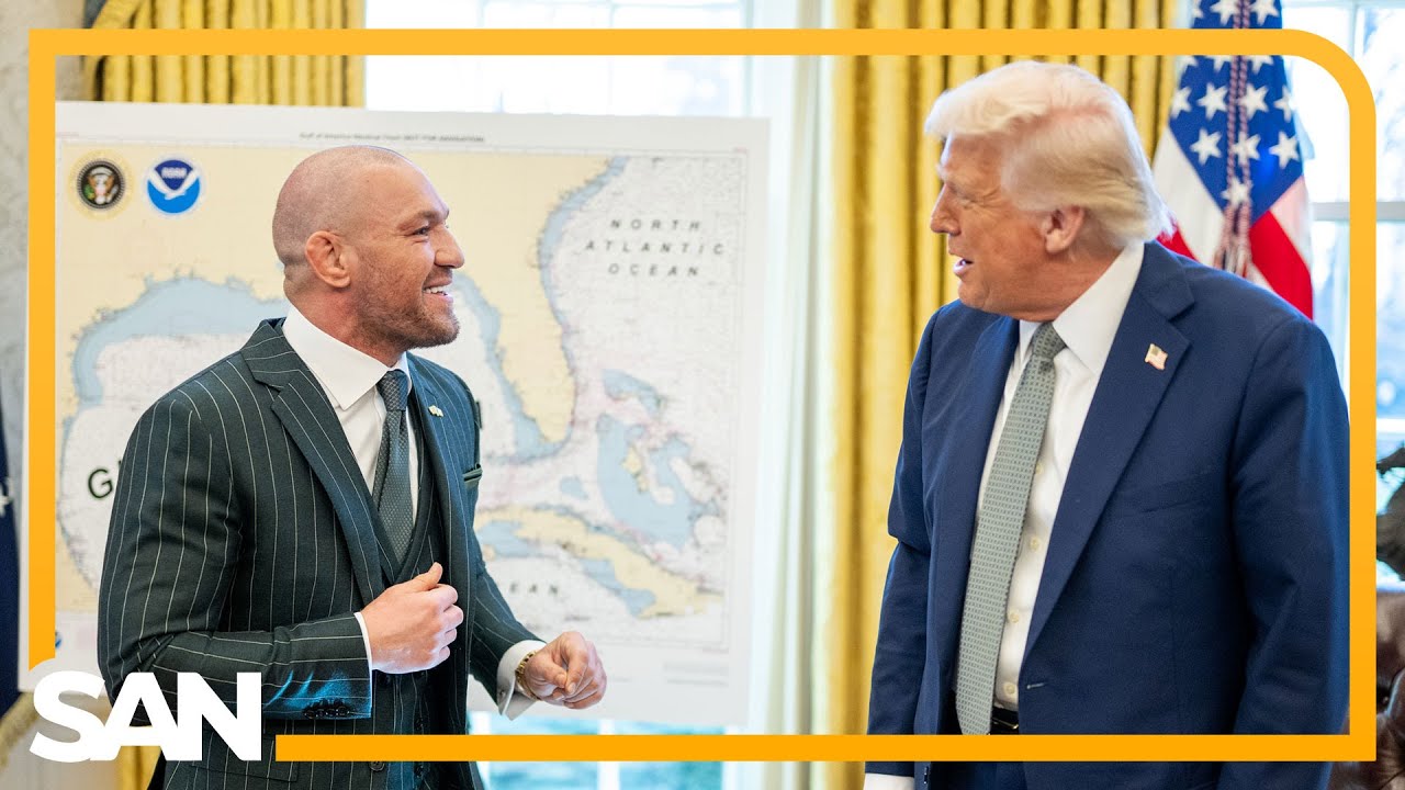 Conor McGregor visits WH, talks about Ireland’s ‘illegal immigration racket’