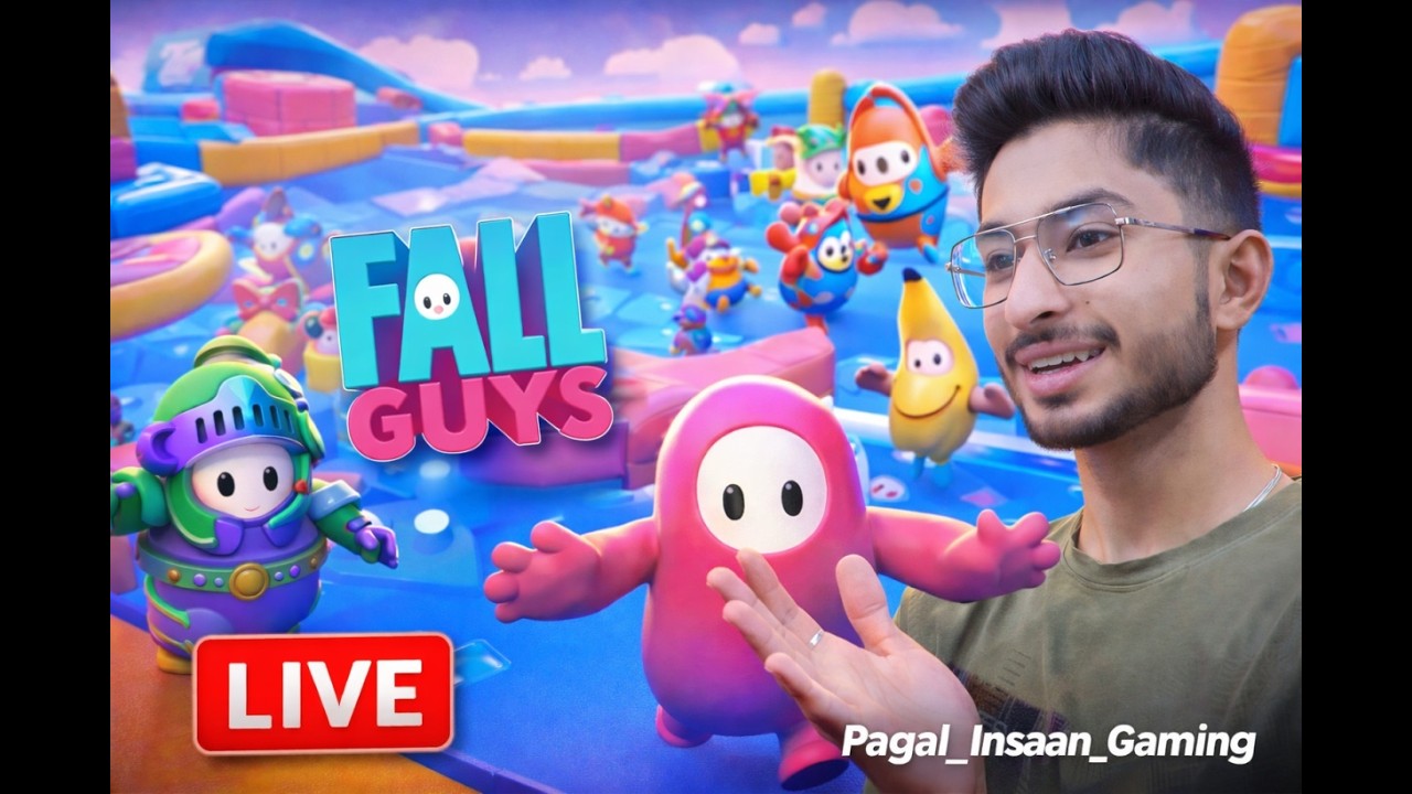 now only normal games customs in rare cases in my stream  | fall guys live stream