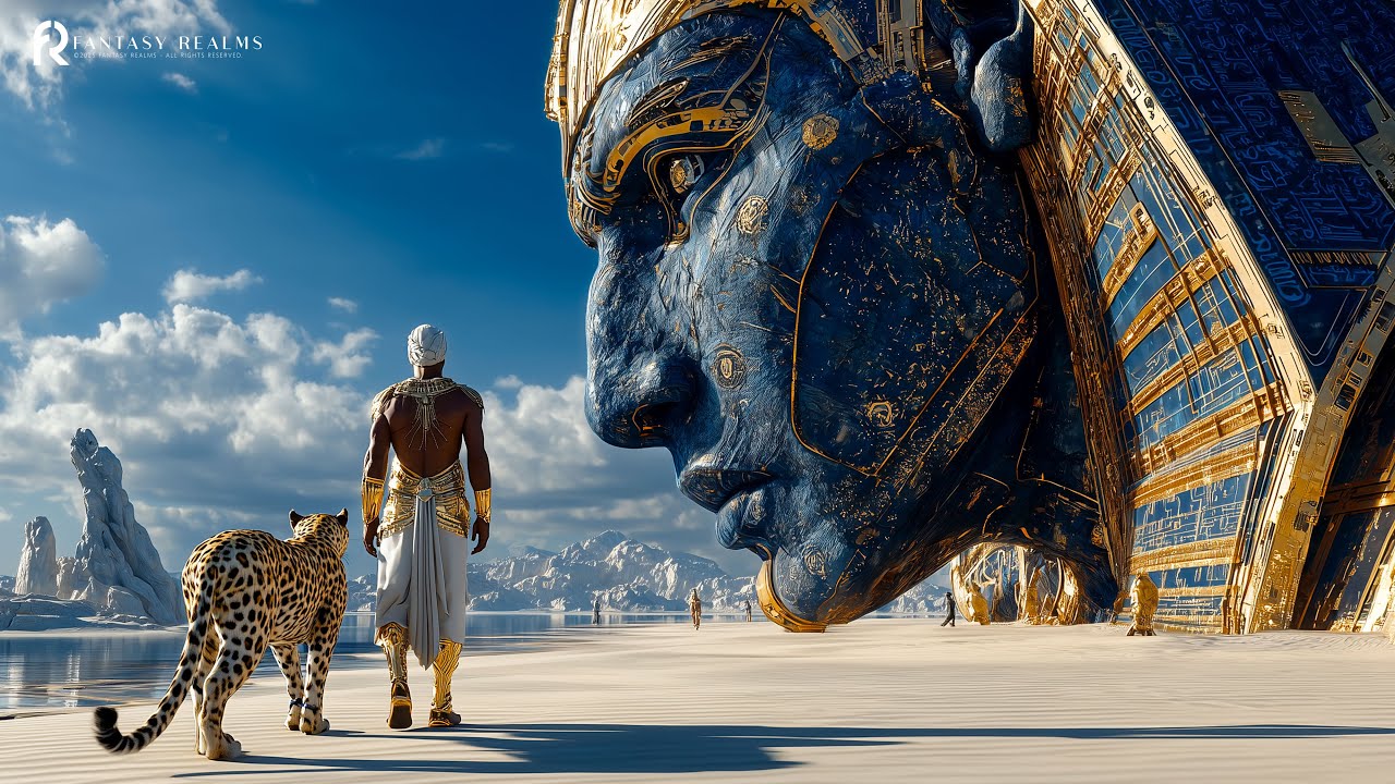 The Colossal God Awakens | Ancient Divine Titan Beyond Human Scale (4K Fantasy Epic)