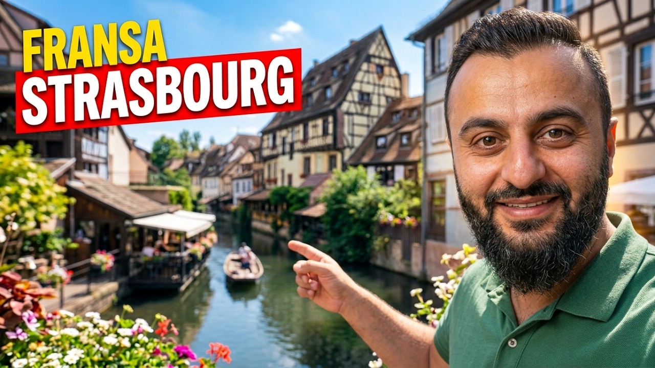 Fransa'nın En G&uuml;zel Şehri mi? 🤔 Strazburg, K&uuml;&ccedil;&uuml;k Fransa ve Devasa Katedral! #fransa #strasbourg