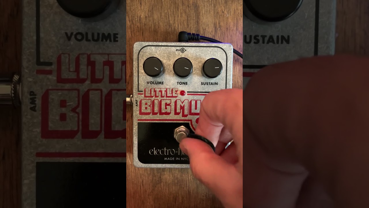 Can one dial in the Muse - Supermassive Black Hole tone with only one pedal? EHX Little Big Muff Pi