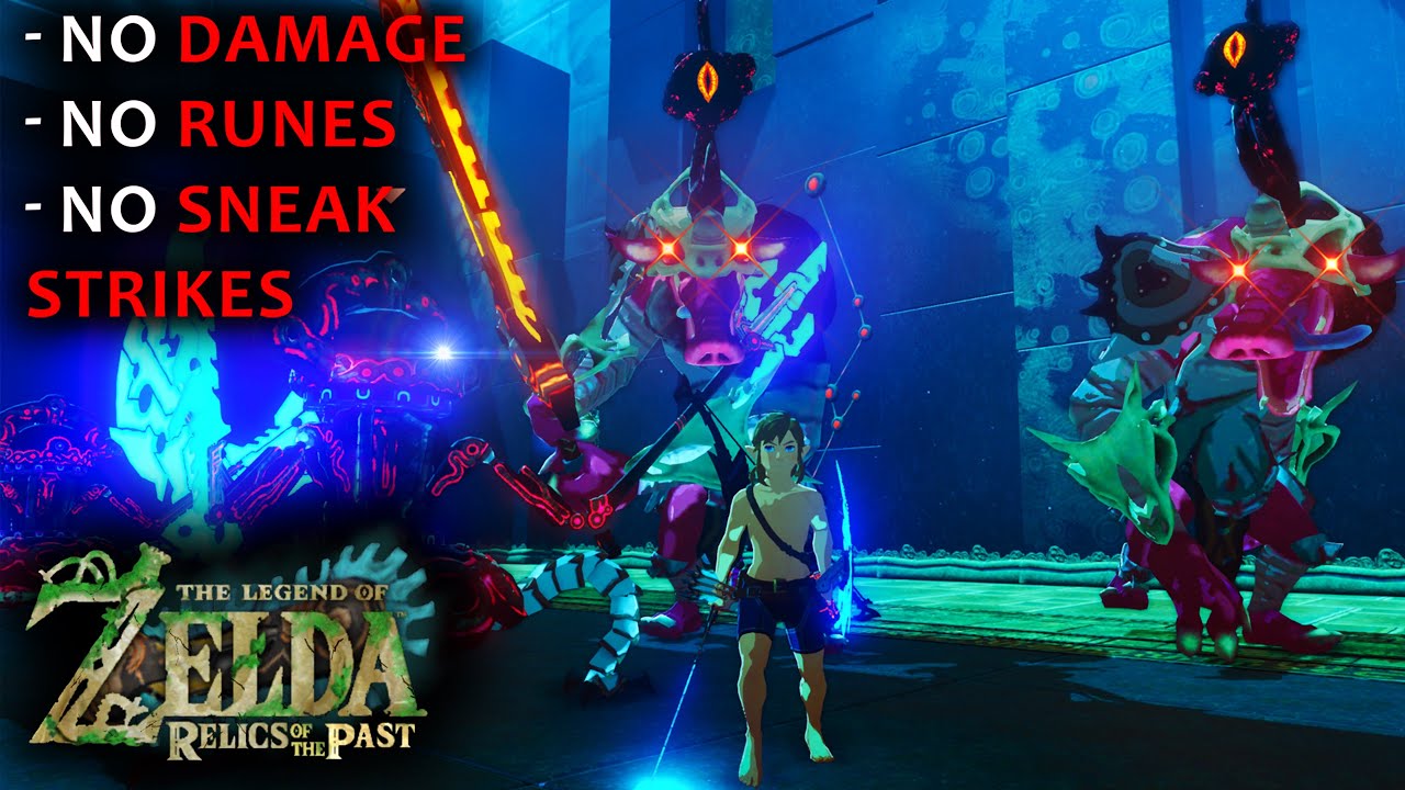 The Middle Trials - Damageless (No Runes, No Sneakstrikes) | Zelda: Relics of the Past