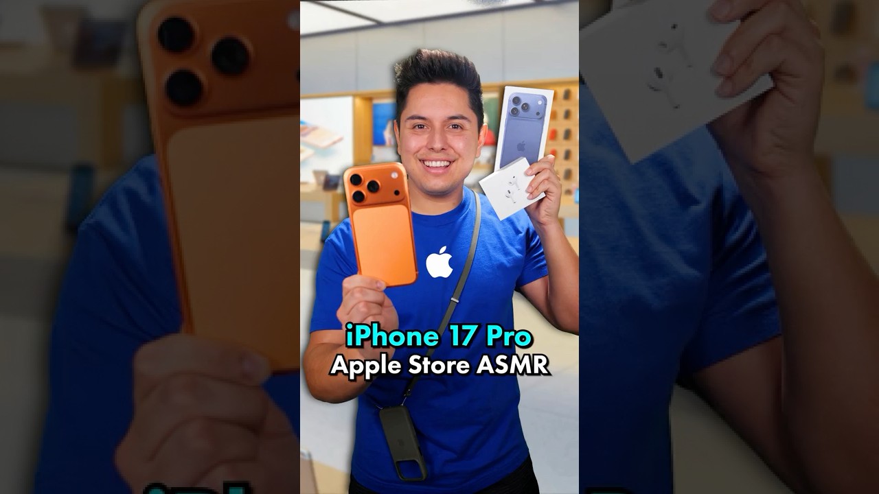 ASMR с новым iPhone 17 Pro | Ролевая игра для сотрудников Apple 📱