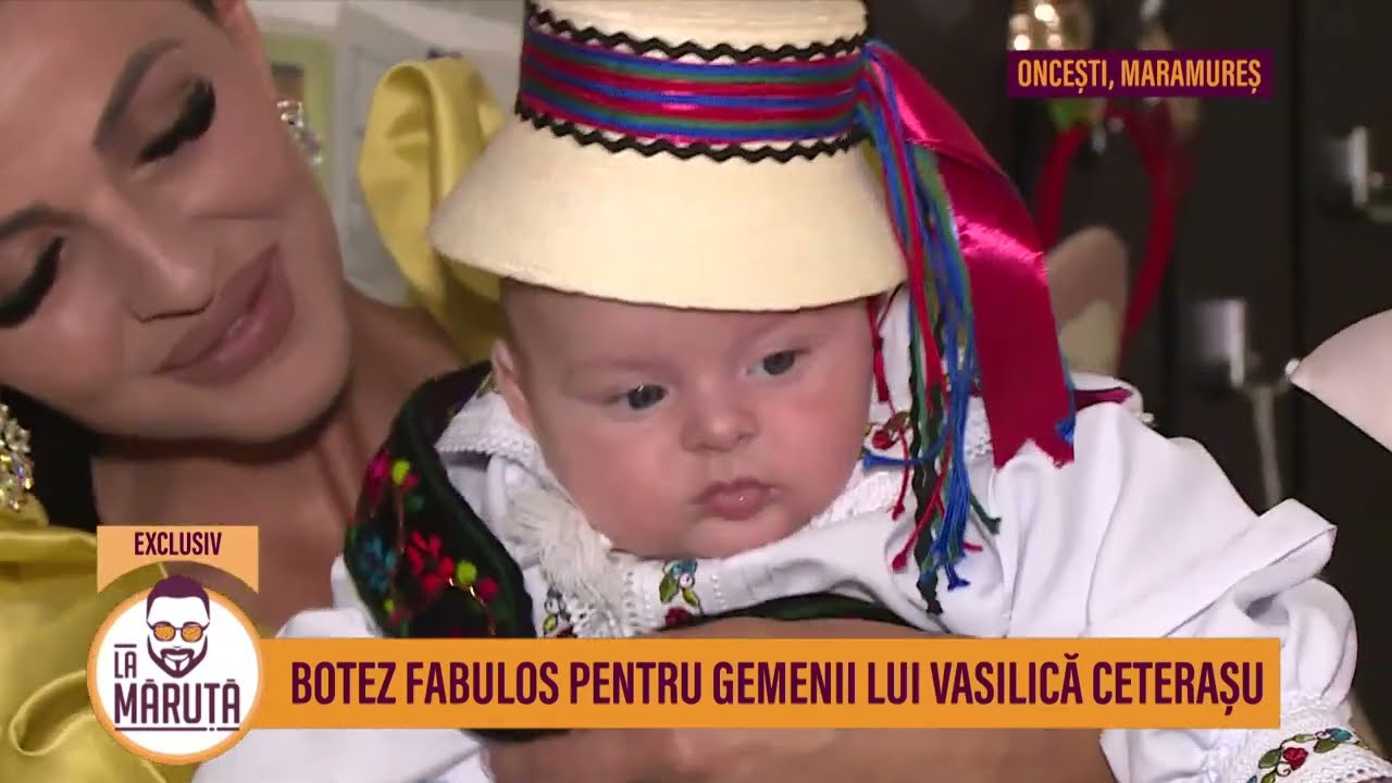 Thiago Ioan și Kevin Vasile, gemenii lui Vasilică Ceterașu, au fost botezați