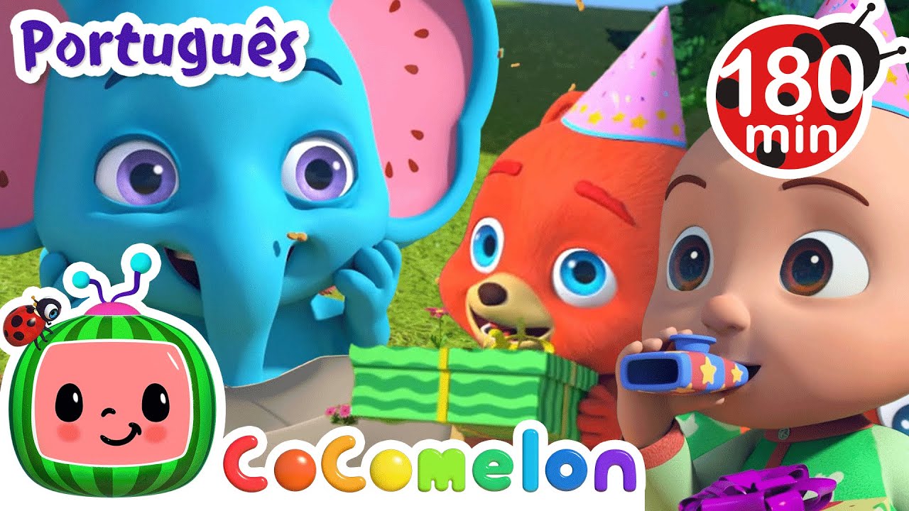 Feliz Aniversário!🎊🎈 | CoComelon | Músicas Infantis e Desenhos Animados em Português