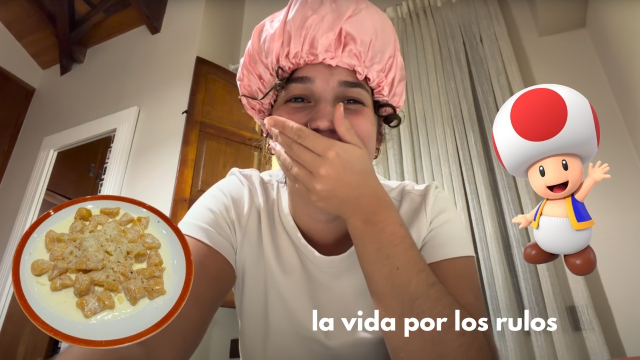 Me transformo en un hongo para salvar mis rulos #VLOG