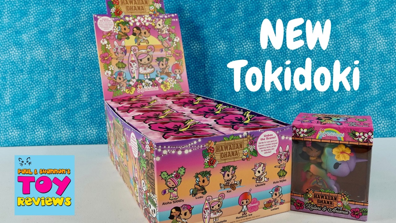 Распаковка фигурок Unicorno и Donutella из серии Hawaiian Ohana от Tokidoki (слепые коробки)