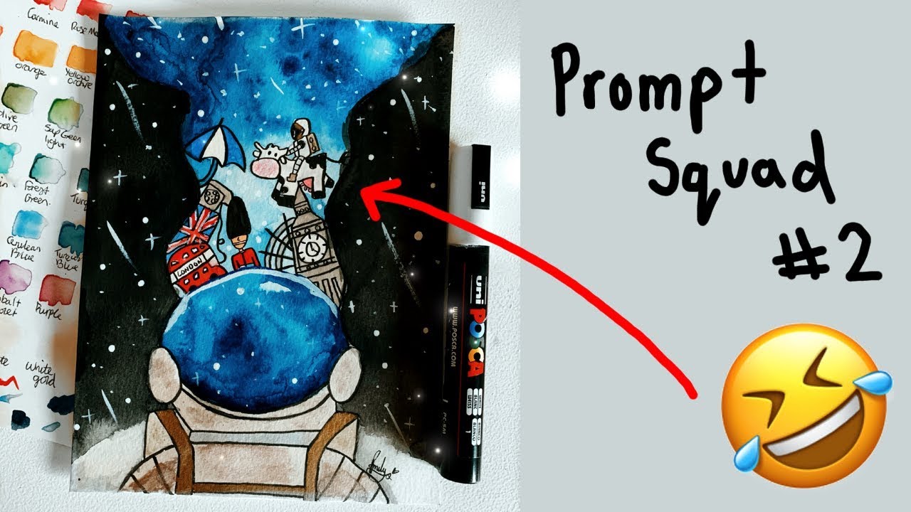 Prompt Squad #2 // An Astronaut Riding a Cow Through Victorian London // EmilyArts