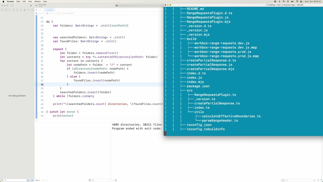 #152 Swift Programming - Recursively Search Directory using FileManager