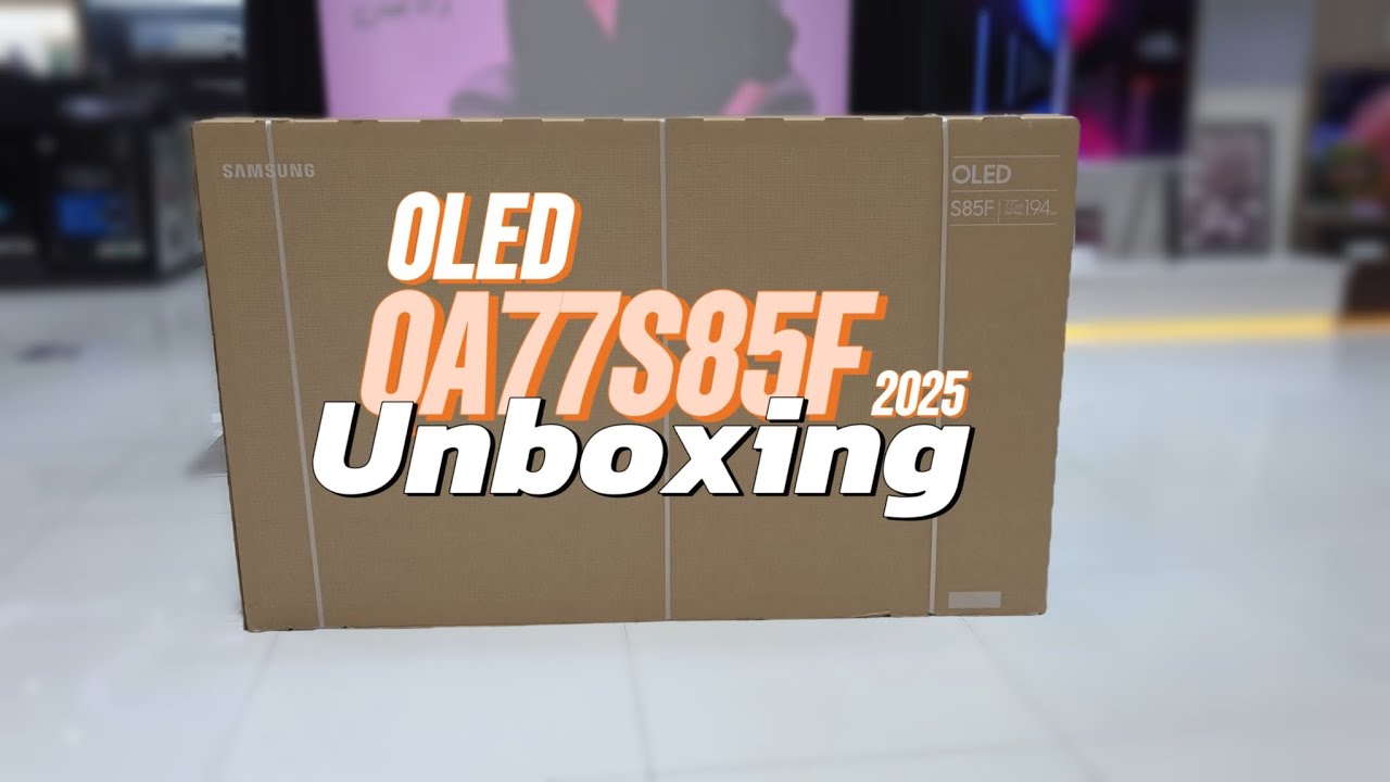 SAMSUNG OLED TV Unboxing | S85F | 2025