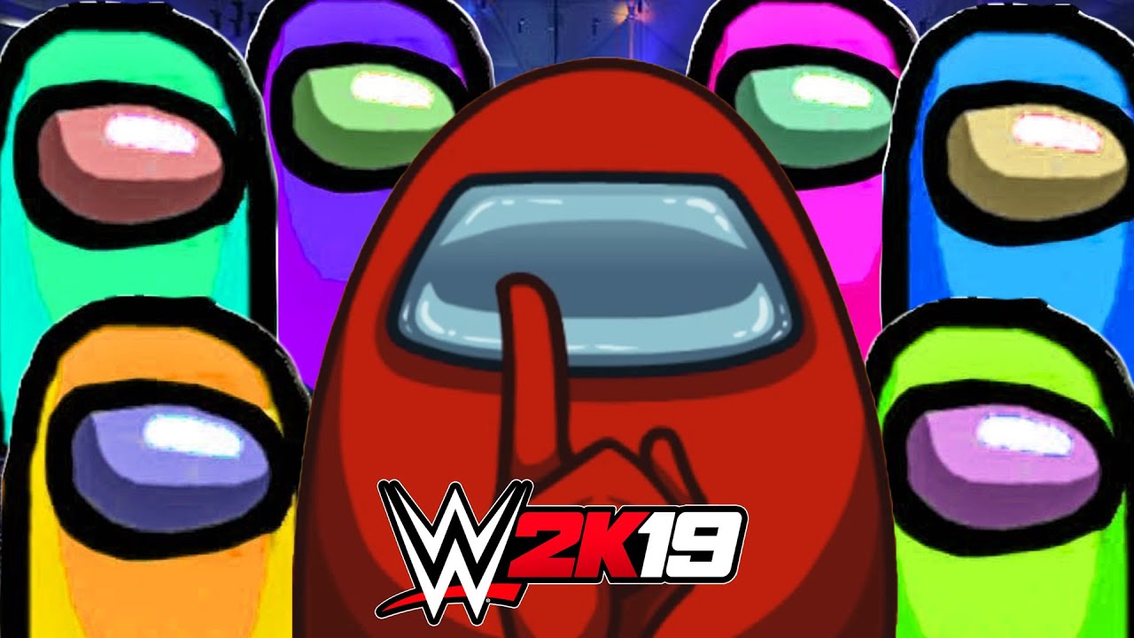 AMONG US ELIMINATION CHAMBER WWE 2K19