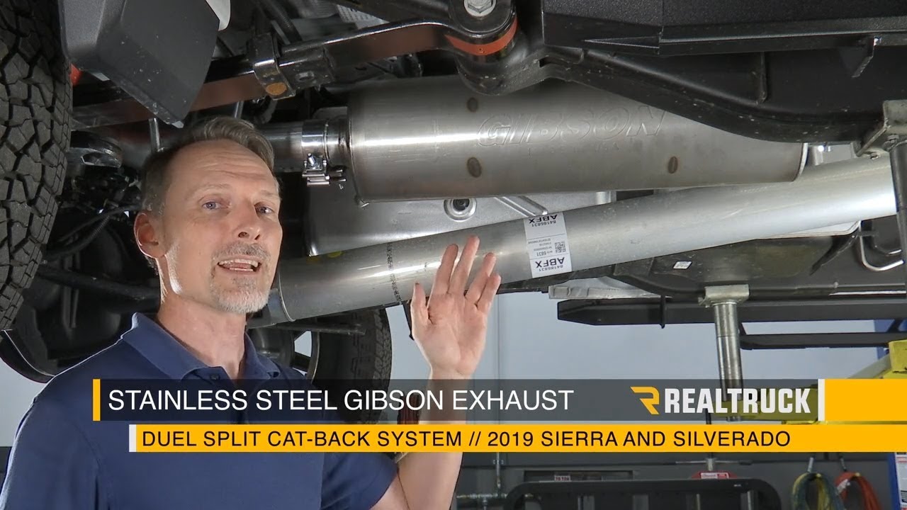 How to Install Gibson Exhaust Systems on a 2019 GMC Chevy 1500 Crew Cab 5.3 V8