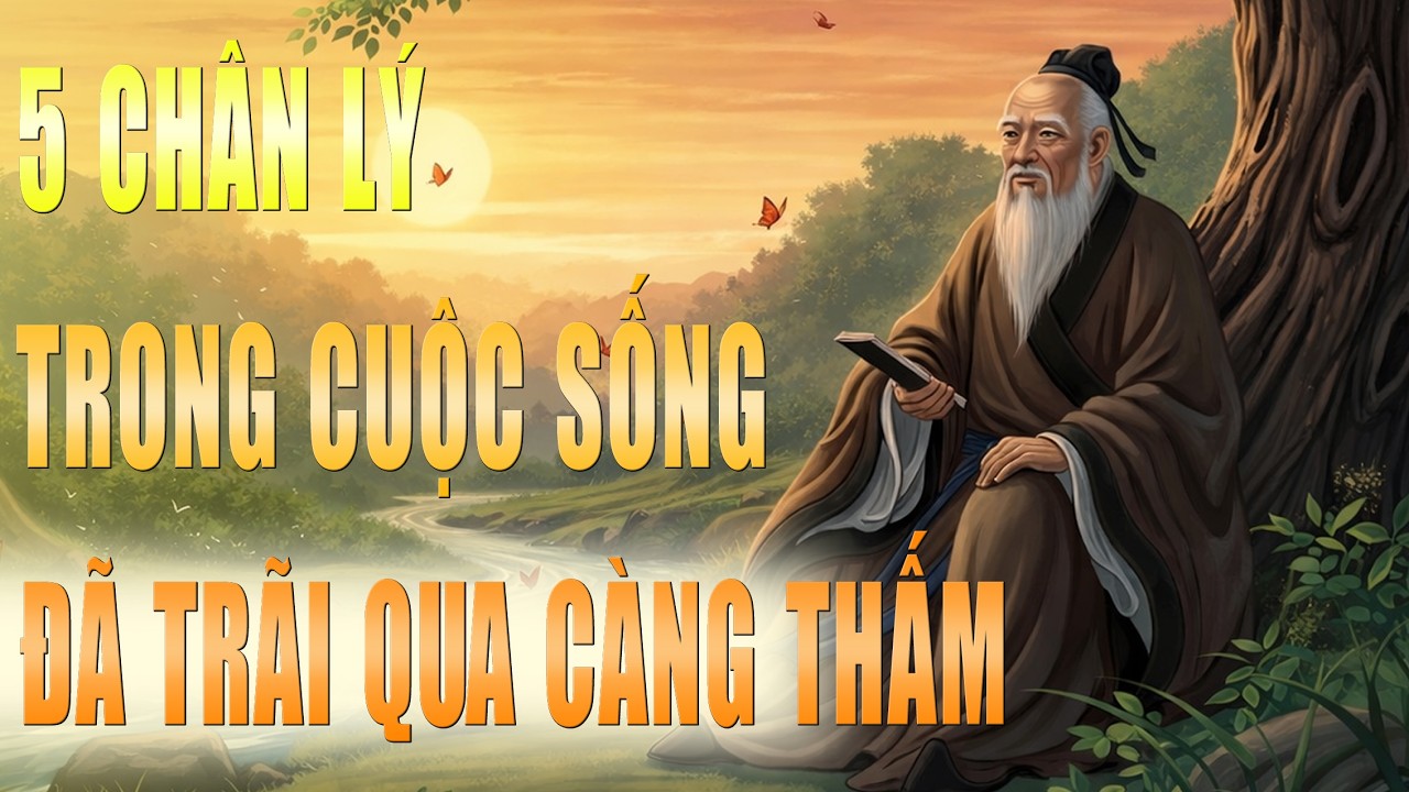 5 CHÂN LÝ NGHIỆT NGÃ CỦA CUỘC SỐNG. NGƯỜI ĐÃ TRÃI QUA CÀNG THẤM
