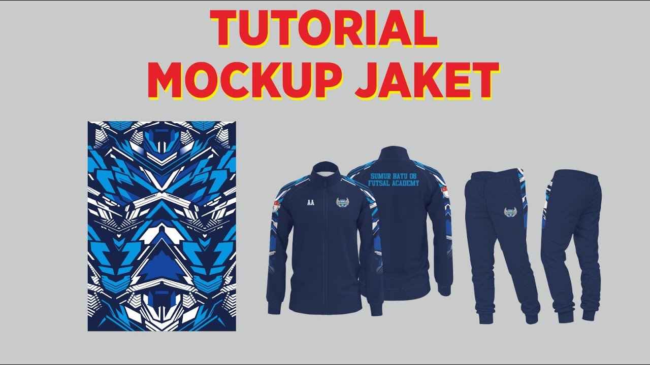 CARA MUDAH MEMBUAT MOCKUP JAKET DAN CELANA TRAINING || TUTORIAL CORWLDRAW