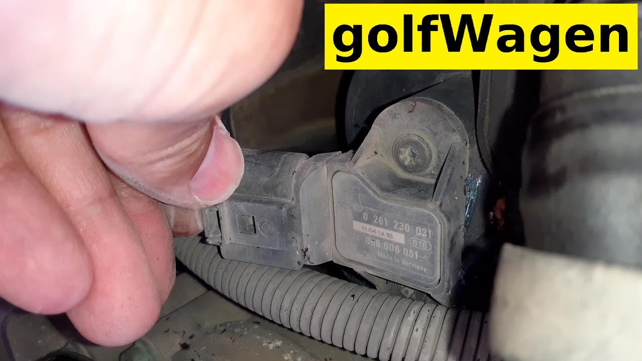 VW Polo 4 9N MAP sensor replacement /P0106, P0441 etc./