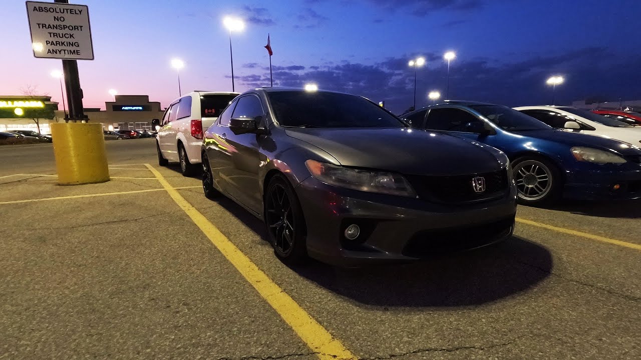 POV LATE TO CAR MEET IN TORONTO: 300WHP HONDA ACCORD V6