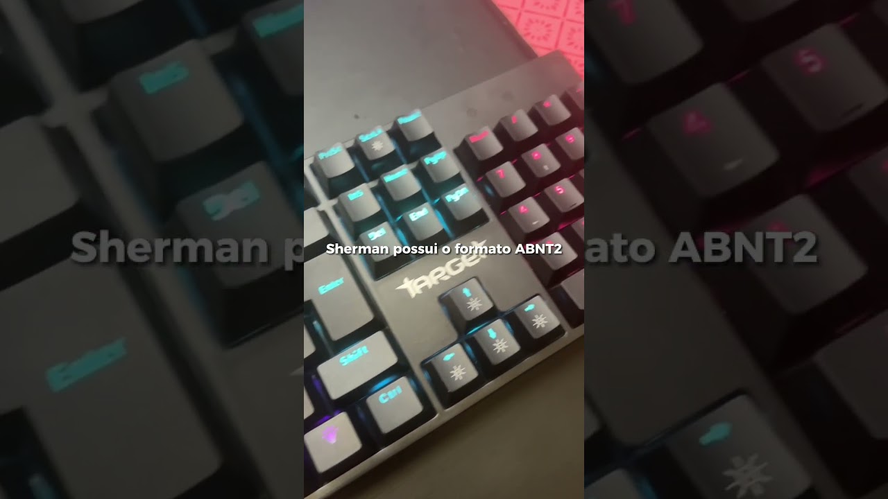 Um dos MELHORES TECLADOS GAMER MECÂNICO até 150 REAIS!! - TGT Sherman