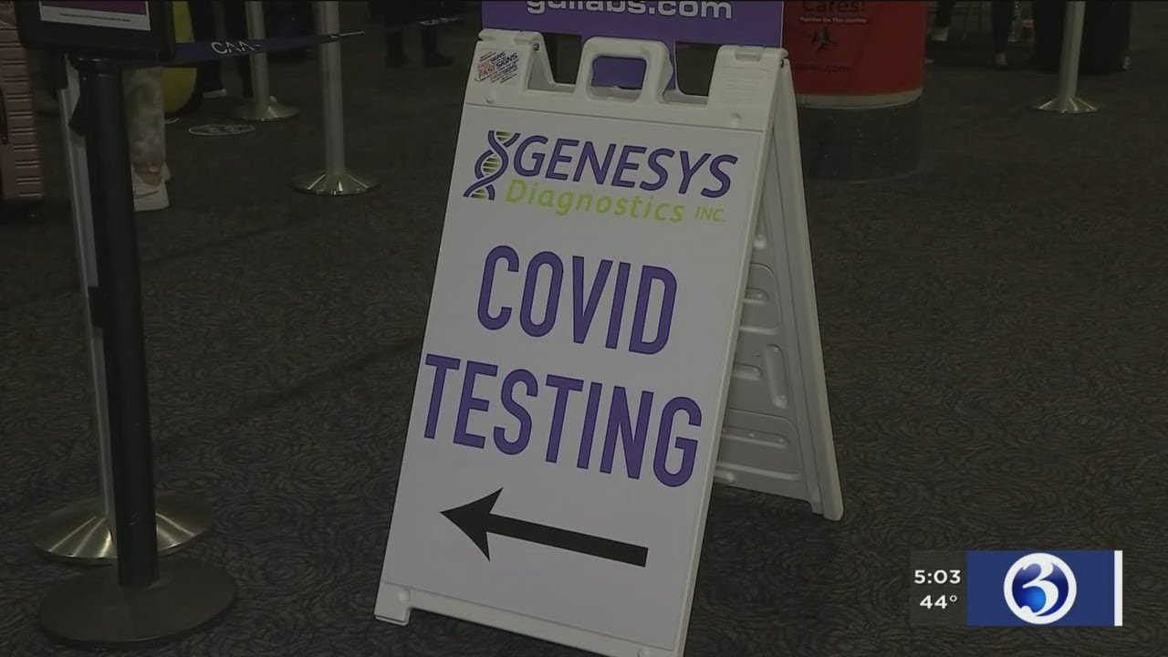 VIDEO: Thanksgiving travel down about 65 percent at Bradley Airport