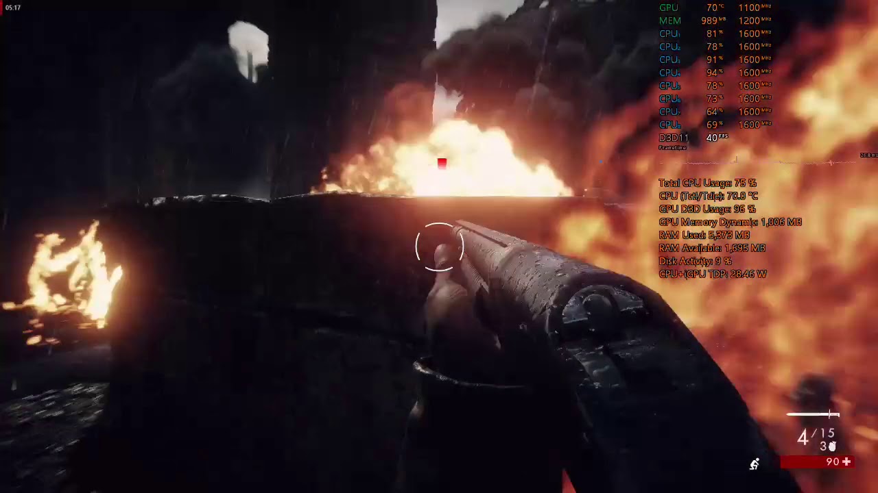 Ryzen&trade; 5 2500U | Vega 8 | +200% Performance | 30W TDP Test | Battlefield 1