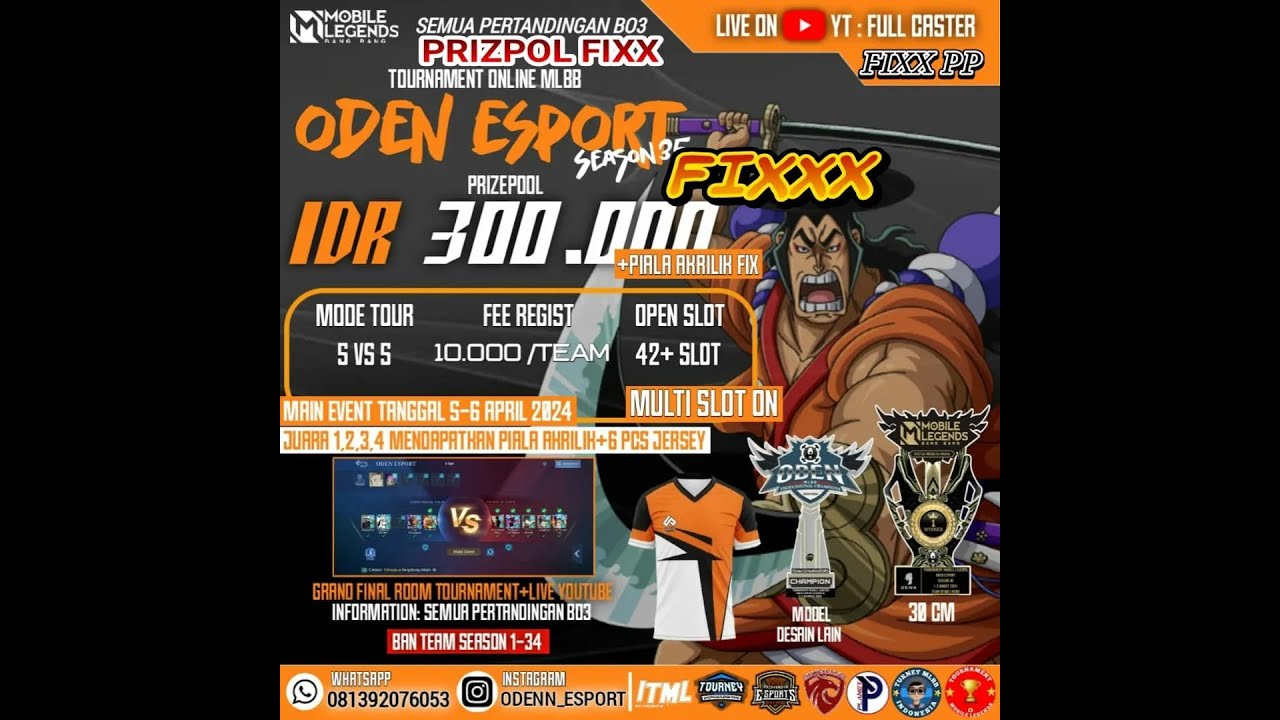 LIVE GRAND FINAL ODEN ESPORT SEASON 35