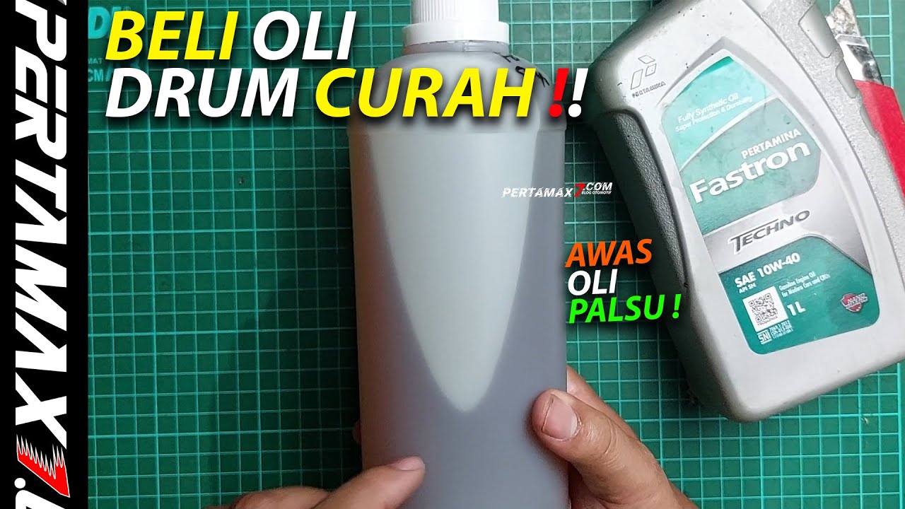 Tips Beli Oli Curah Repack Pertamina Fastron Gold 5W-40 Curah Drum Online Awas Palsu  #pertamina