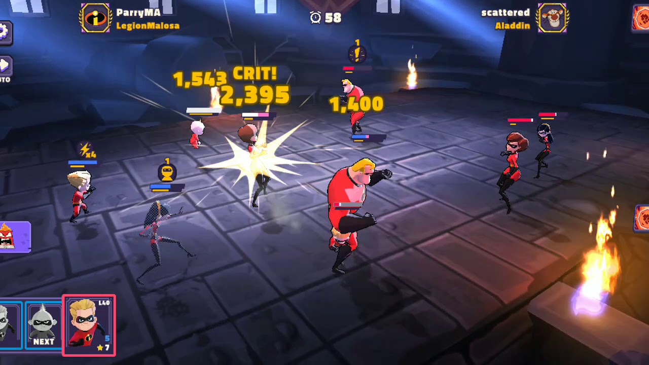 The Incredibles VS The Incredibles - Disney Sorcerer's Arena