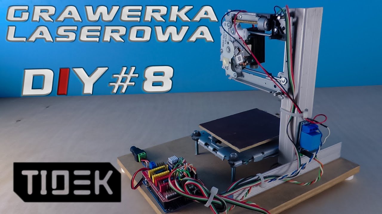 GRAWERKA LASEROWA z napędów CD/DVD #DIY8