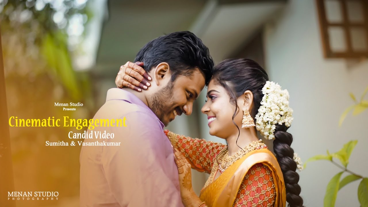 Cinematic Engagement Candid Video | Sumitha & Vasanthakumar | Menan Studio