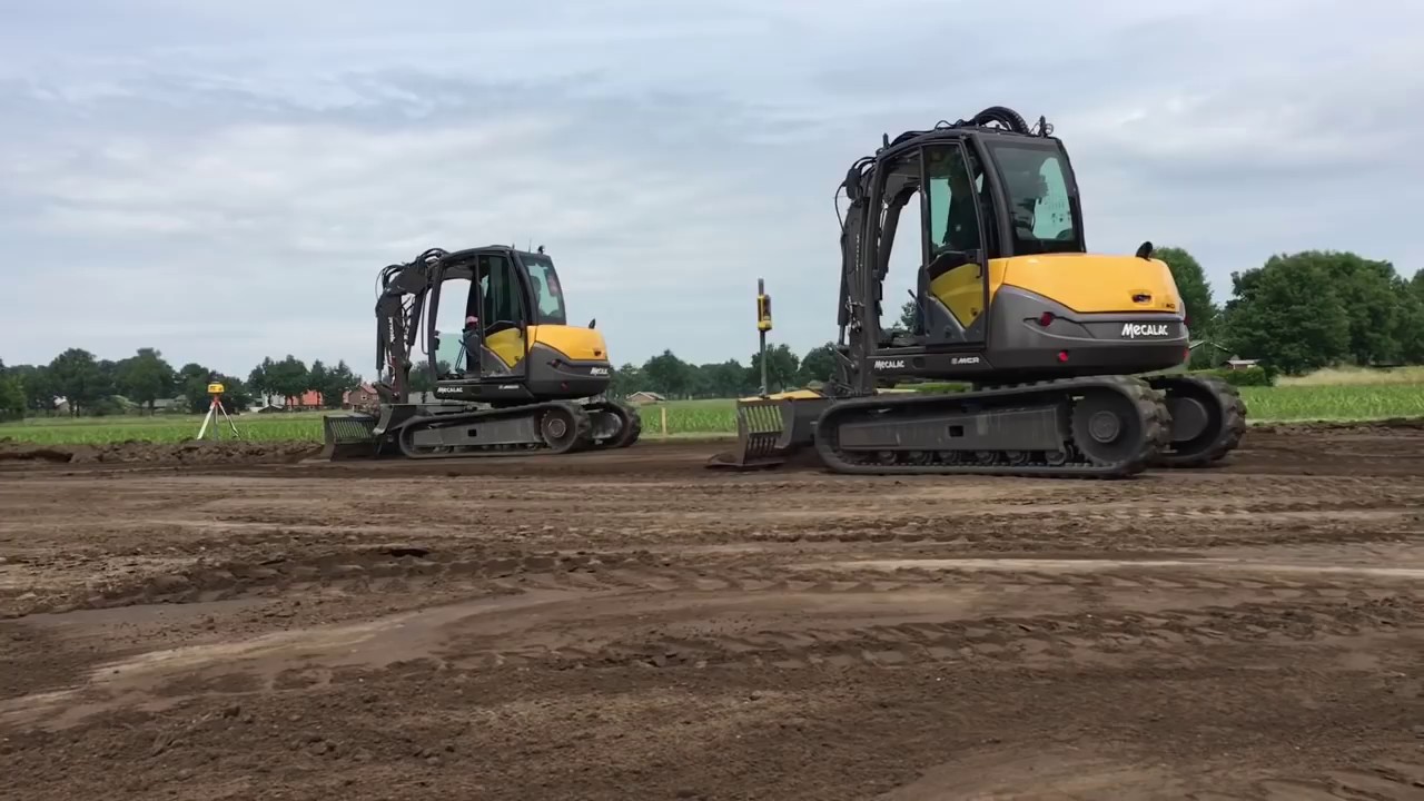Mecalac 6 & 8 MCR Levellen Schuiven