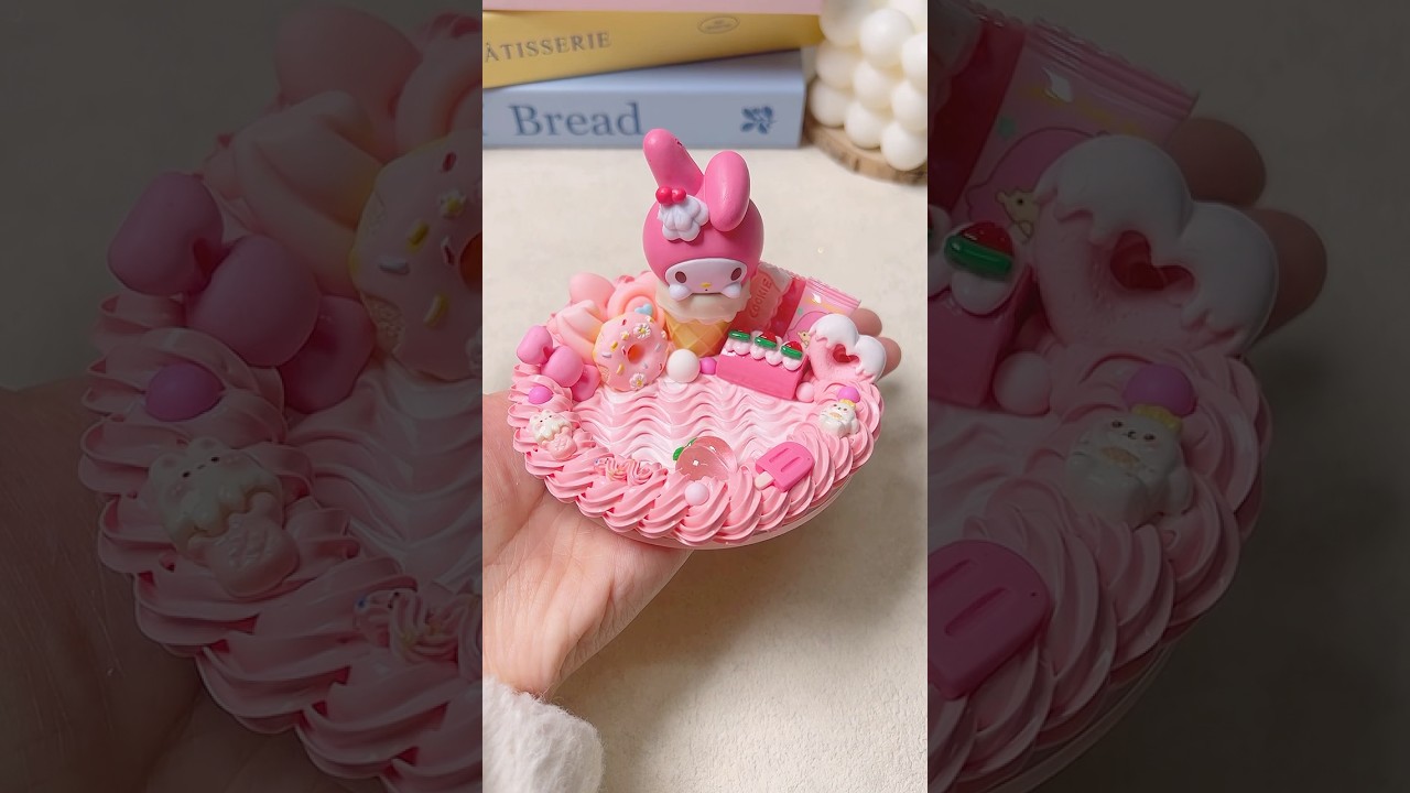 ASMR Handmade DIY Cute Decoden Phone Stand#decoden#diy#handmade#for#fyp#phonestand