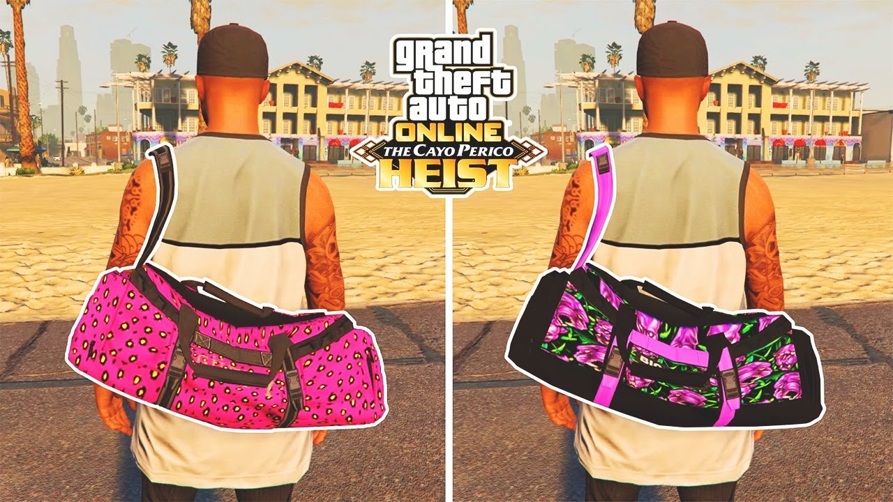 AVOIR LES NOUVEAUX SACS DE BRAQUAGE SUR LE PERSO MASCULIN ! GTA 5 ONLINE 1.52 !