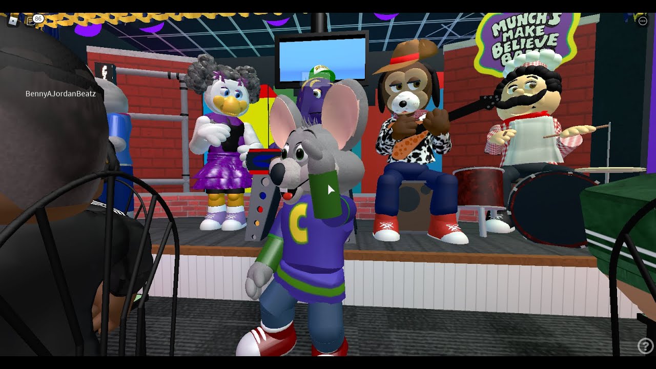 Chuck E. Cheese Hicksville NY Roblox Birthday show 2016