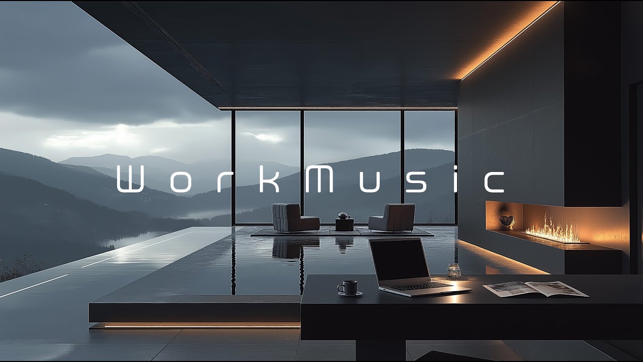 Deep Focus Music | Ultra Minimal Mountain Workspace for Calm Productivity