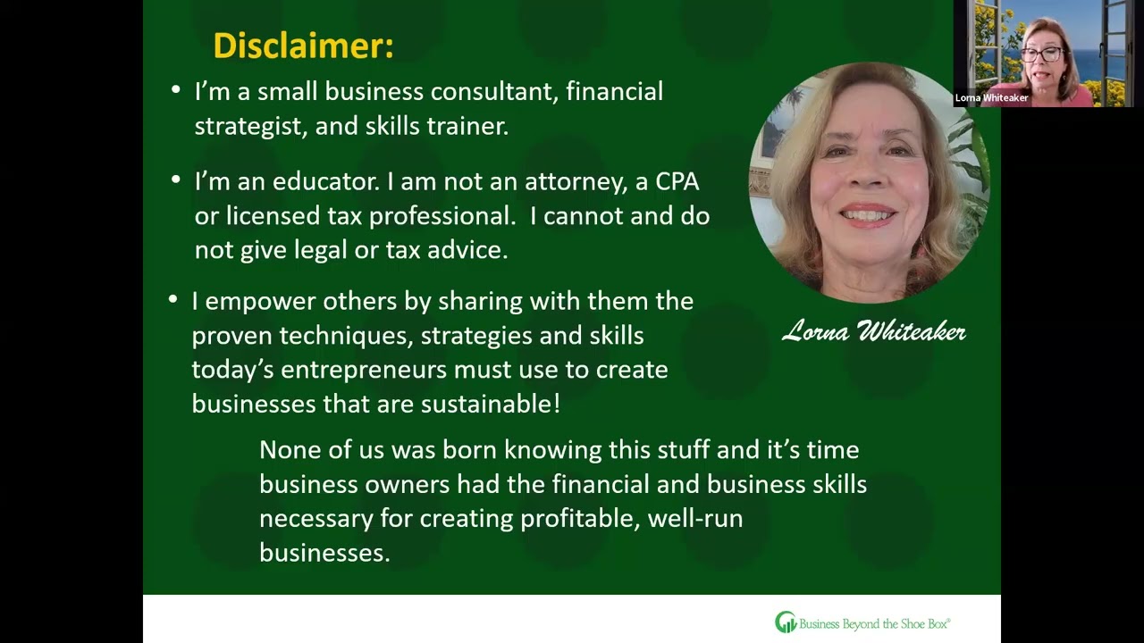 2026 Financial Bootcamp for Small Business Owners (4 of 4): Forecasting & Planning for Growth