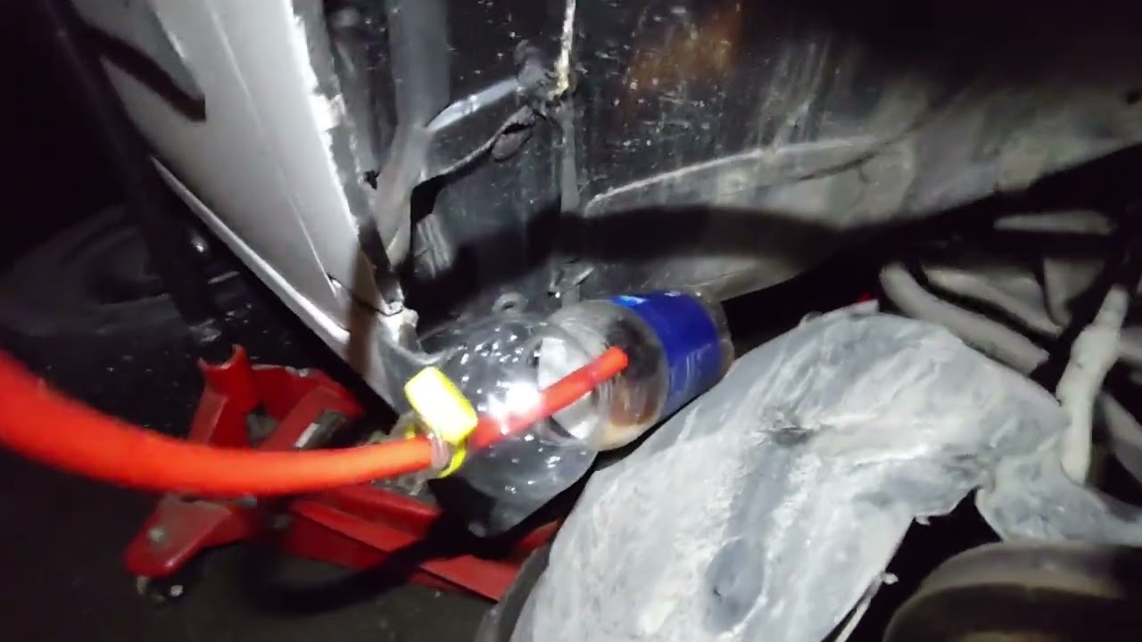 Citroen Berlingo power steering fluid change with extraction pump
