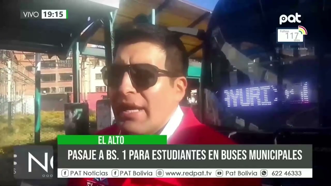 El Alto reactiva buses municipales con pasaje escolar diferenciado este lunes