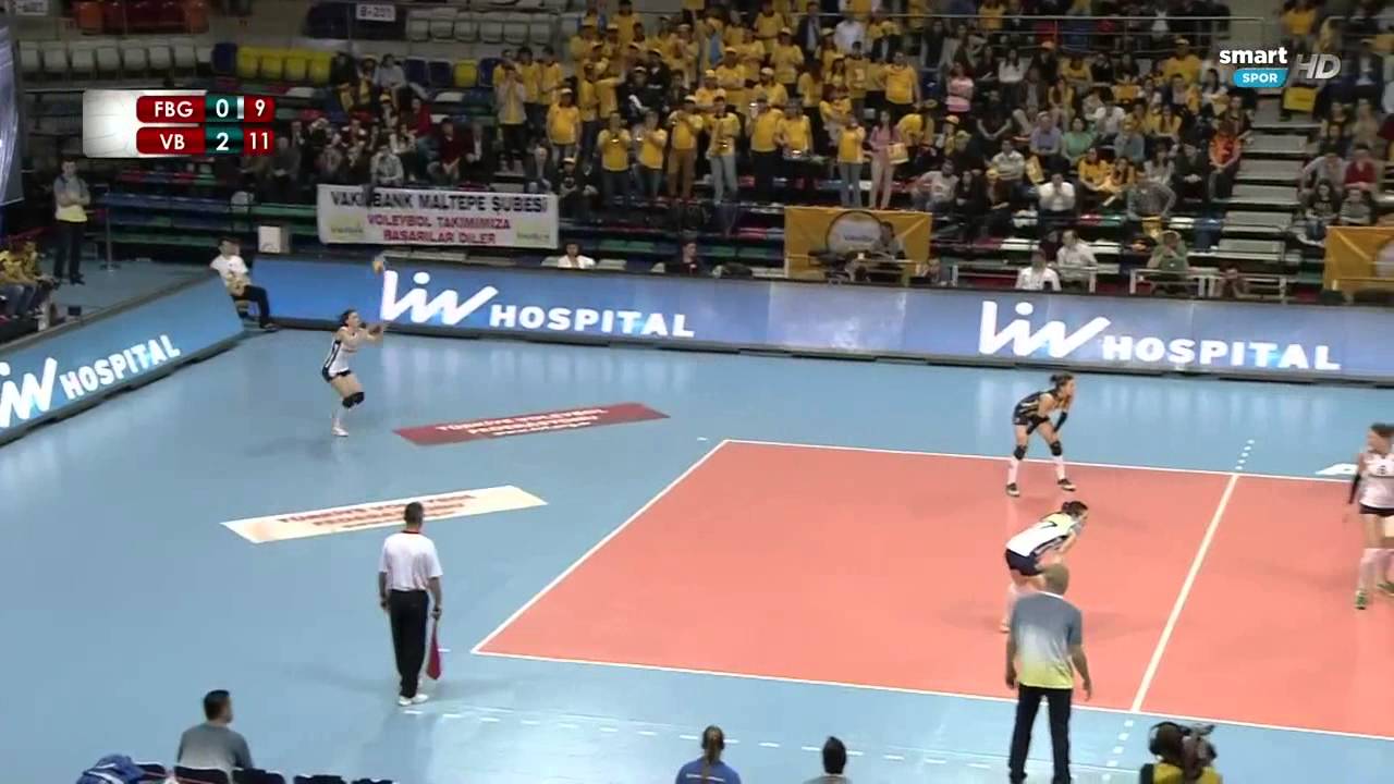 KimYeonKoung FB VB 2nd Match of Turkey League Final4 14 15 season