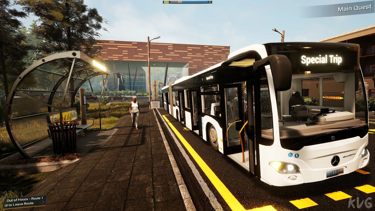 Bus Simulator 21 - Mercedes-Benz CapaCity L - Test Drive Gameplay (PC UHD) [4K60FPS]