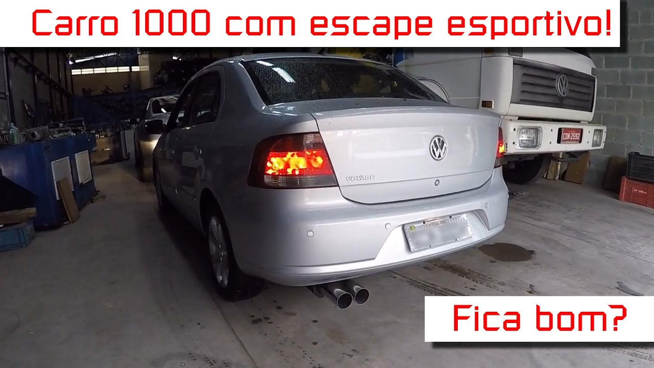 Como instalar abafador esportivo? 1.0 fica bom?