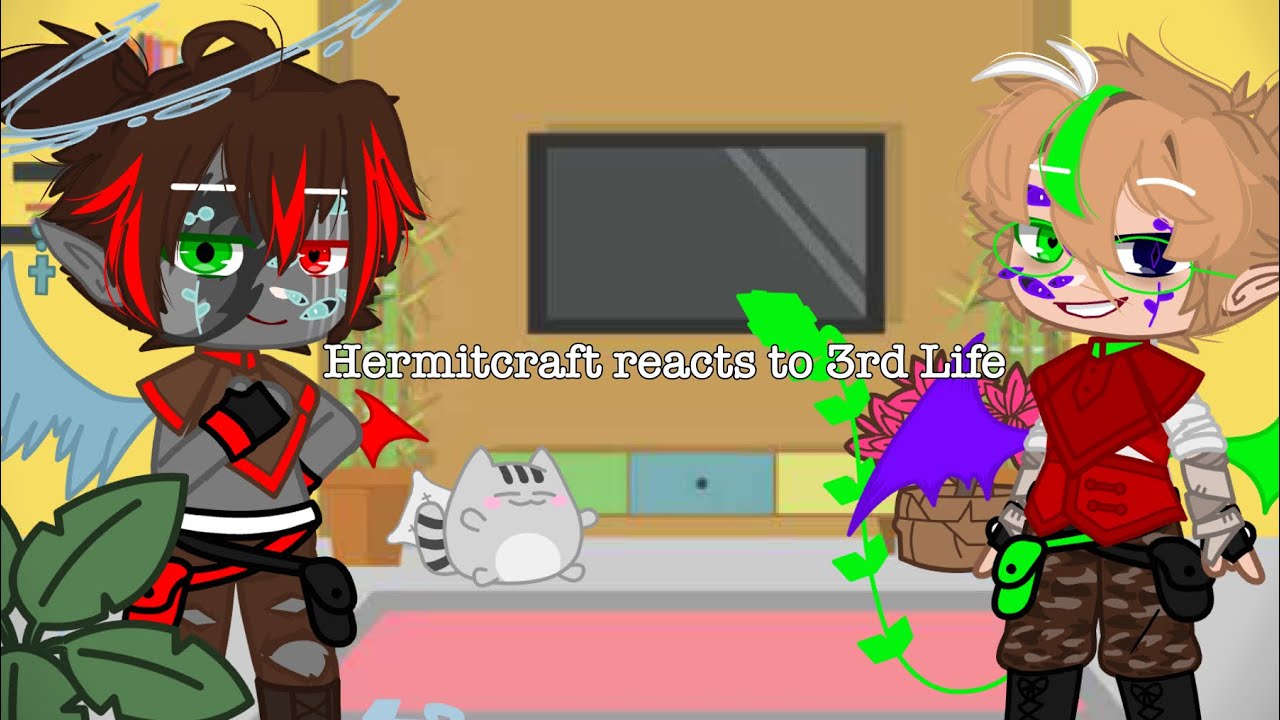 Hermitcraft Reacts To 3rd Life || MOPL!AU || Part 1/3 || (mostly DesertDuo)