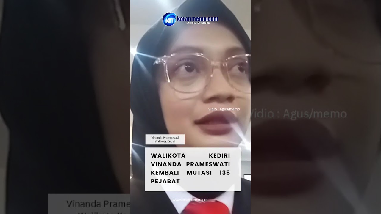 Walikota Kediri Vinanda Prameswati Kembali Mutasi 136 Pejabat