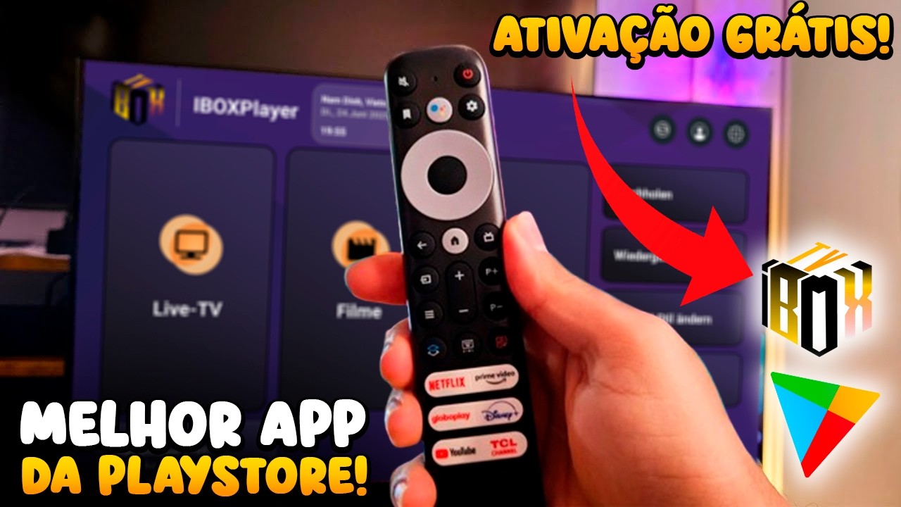 MELHOR APLICATIVO DE IPTV DA PLAYSTORE! IBO XPLAYER O MELHOR APLICATIVO DE IPTV DA PLAYSTORE EM 2026