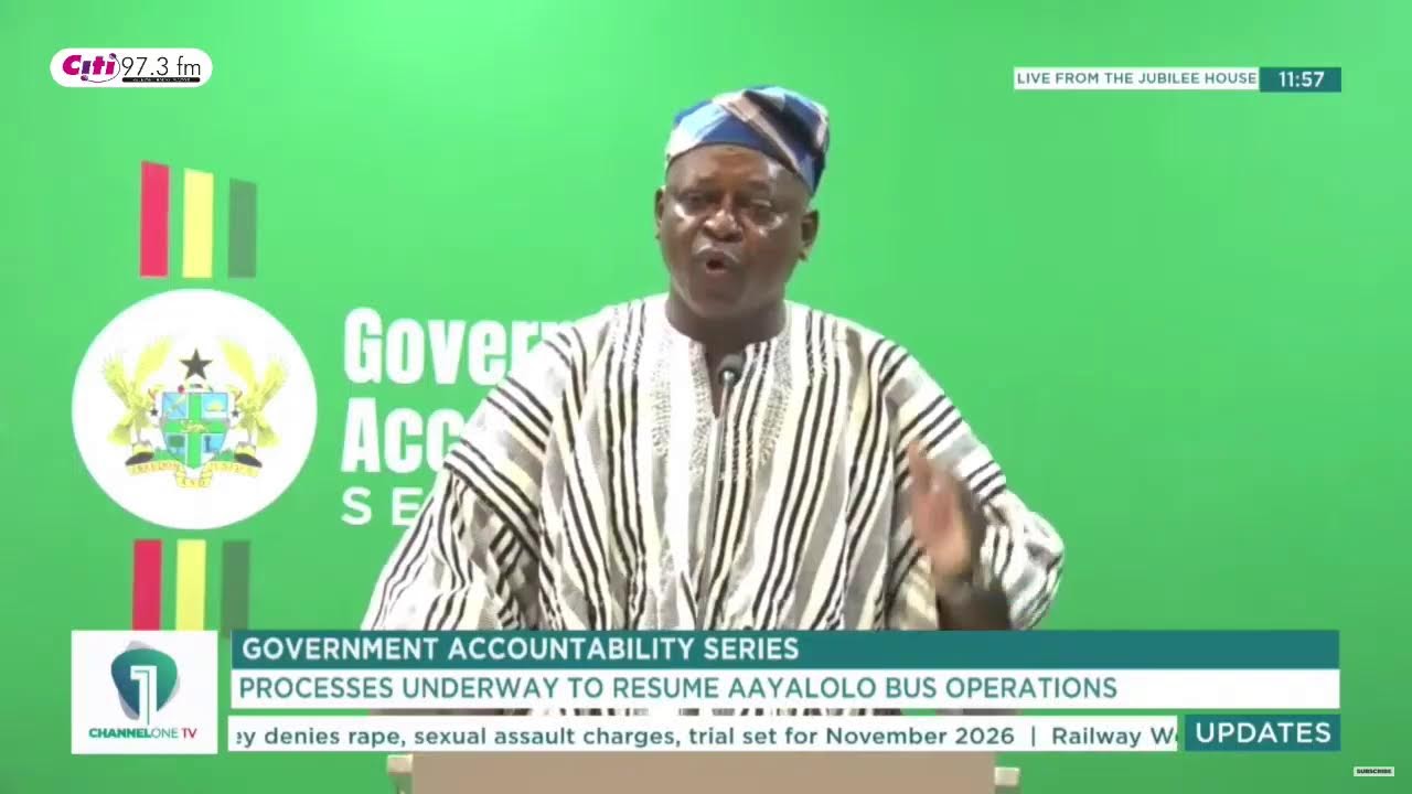 LIVE NOW!!! | Gov't Accountability Series with Transport Minister, Joseph Bukari Nikpe