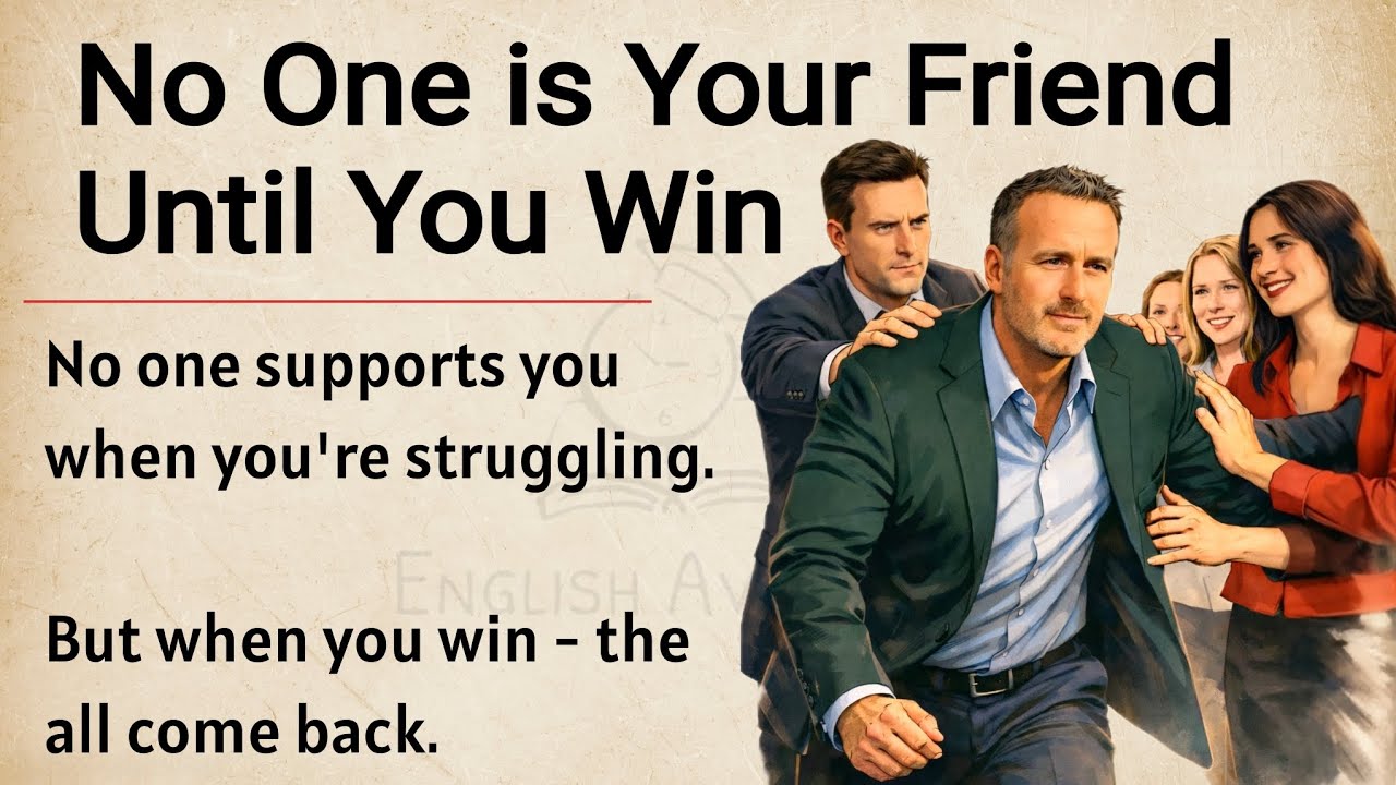 No One is Your Friend Until You Win || My Powerful Story 🔥 || Improve English English Fluency ✅️