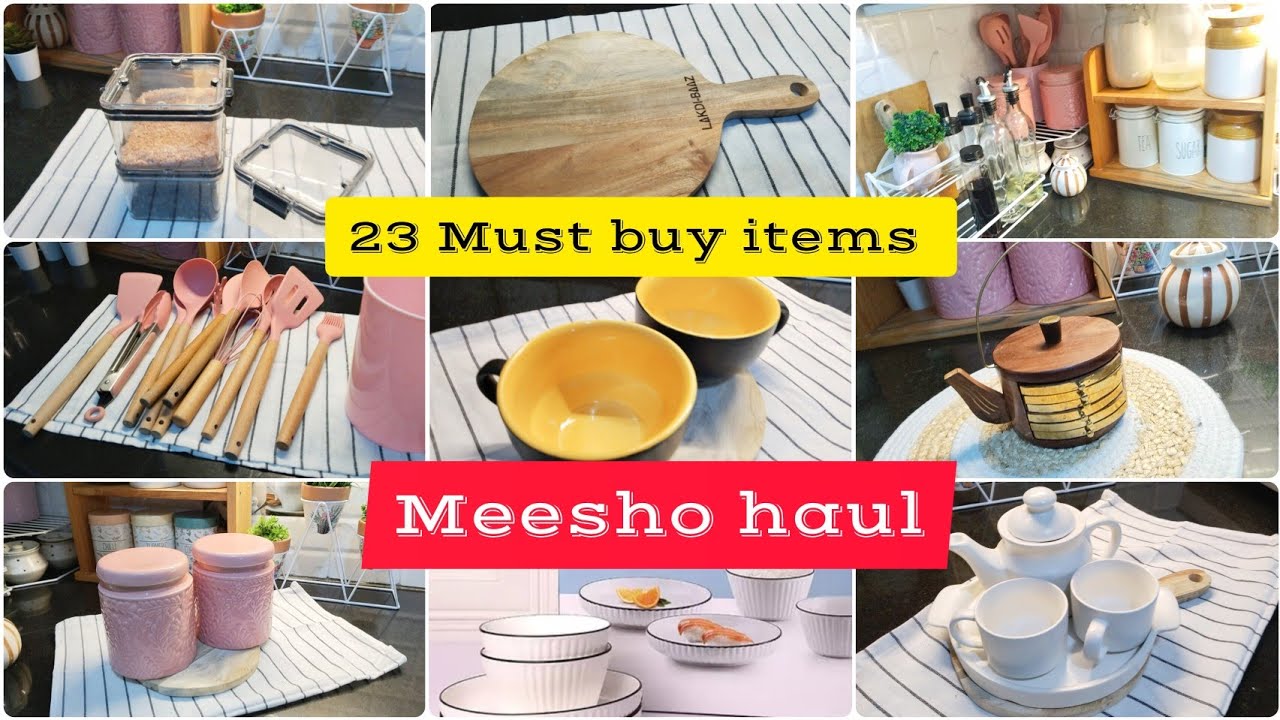 Meesho haul 🔥 💯| Must buy 23 kitchen items 🔥