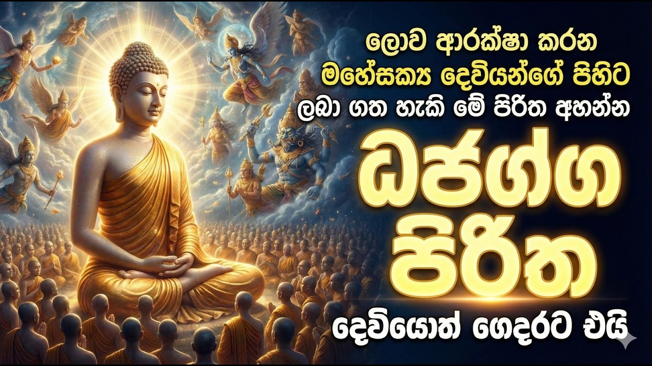Seth Pirith - විශ්වයේ දෙවියන් පවා ඇසීමට ප්‍රය කාරන පිරිත - Dajagga Piritha