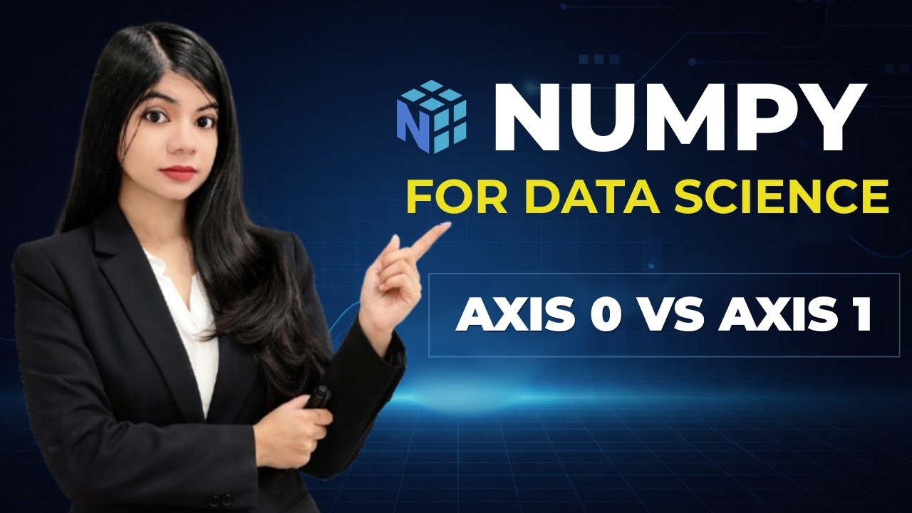 NumPy Aggregation & Axis Explained (axis=0 vs axis=1) | Sum, Mean, Std