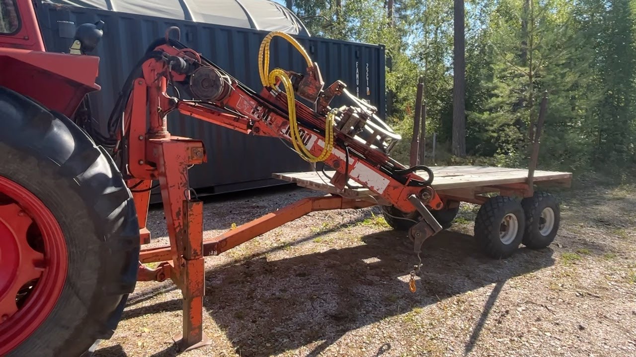 Köp Skogsvagn / huggarvagn Gisebo Sv 55 med kran på Klaravik